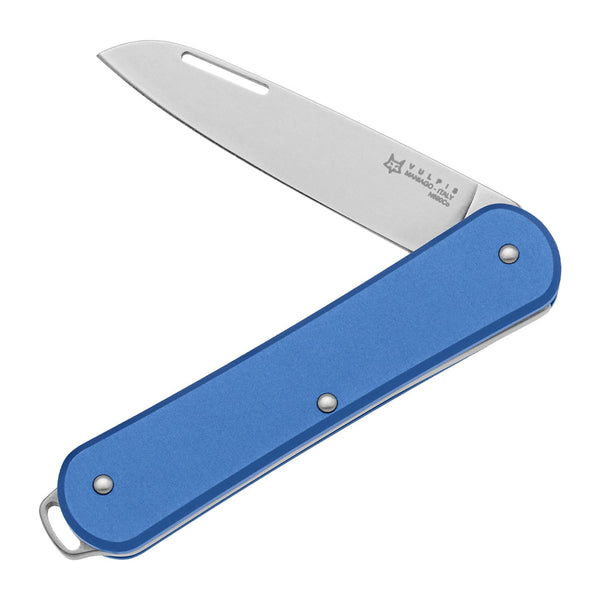 FOX COLPI Vulpis FX-VP130 SB Folding Knife Acciaio inossidabile N690co Blue