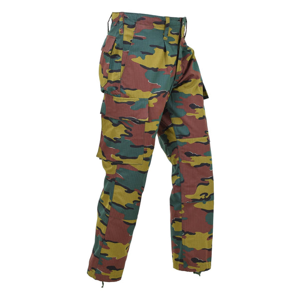 Pantaloni da combattimento sul campo dell'esercito belga originale Ripstop Pantaloni mimeti