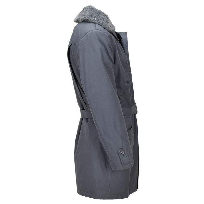 Original Ceca militare M85 giacca da campo parka in stile grigio lineare invernale