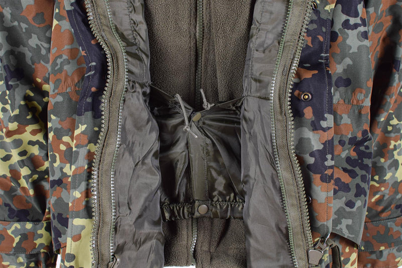 MIL-TEC Army Army Parka W Liner Goretex Camo Flecktarn Giacca da uomo impermeabile