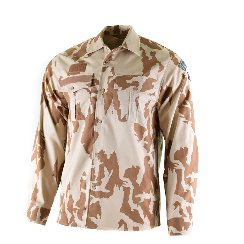 Autentico deserto della camicia ceca Ceca mimetica 95 surplus militare uniforme da campo nuovo