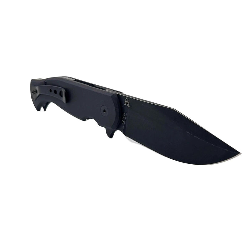 FOX CITS EASTWOOD TIGER Tiger Knife ad alta velocità D2 Acciaio G10 Black Tactical