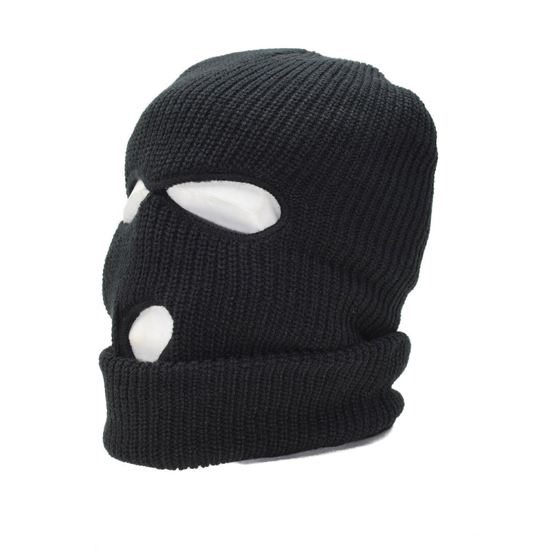 Marchio mil-tec balaclava 3 fori thinsulate ™ Black Face Mask Tactical Gear Winter inverno