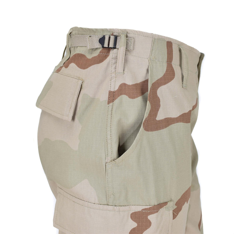 Mil-Tec Brand U.S. Army Style Cargo Pants Desert Desert Mamouflage BDU Pattern