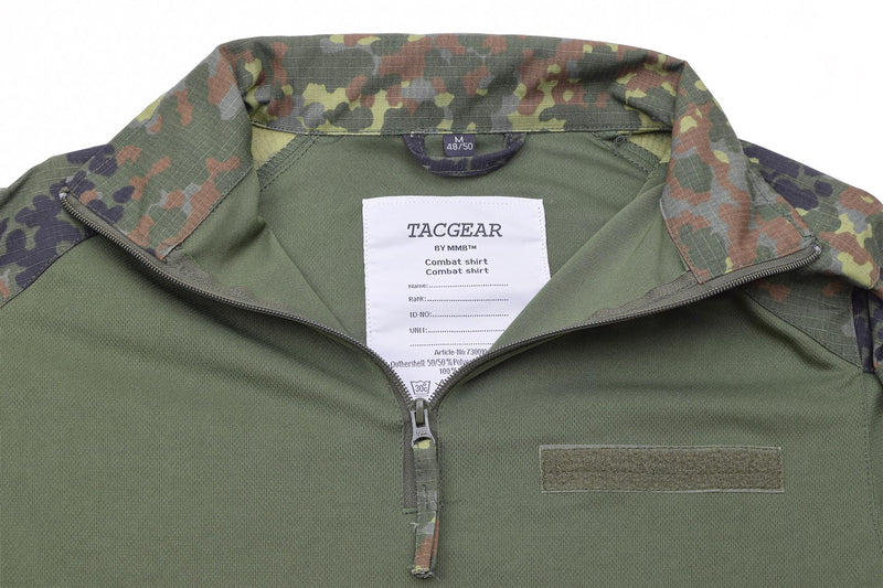 Marca tacgear camicie tedesche in stile esercito truppe biancheria intima flecktarn camo