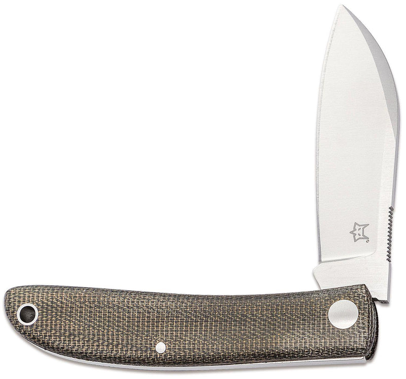 FOX CIFIVE Brand Italy Italia Livri pieghevole Acciaio inossidabile M390 Micarta verde