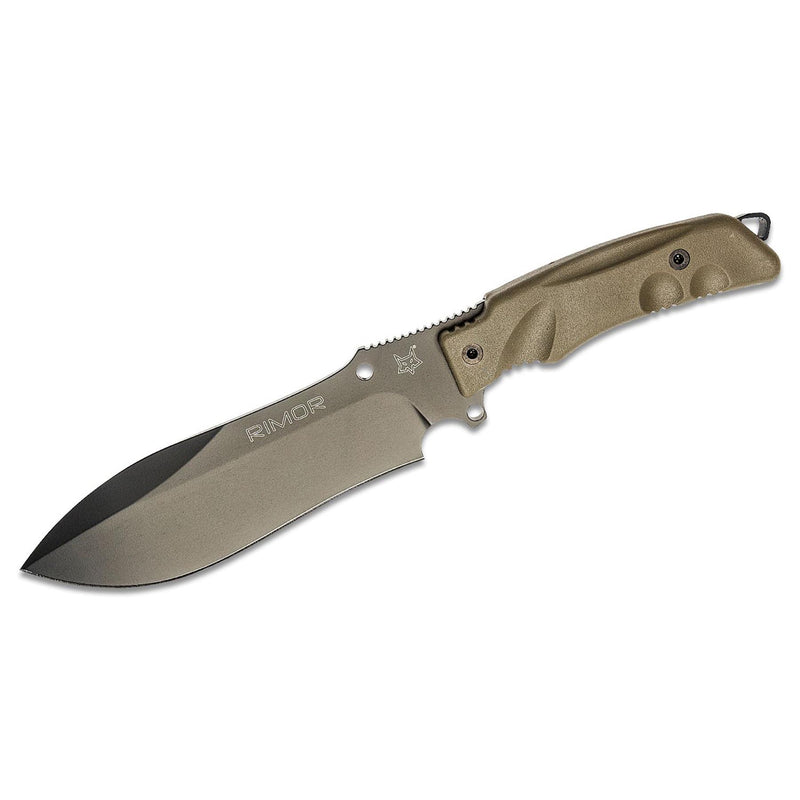 Coltelli volpe rimor rimor drop drop point lama coltello tattico N690co in acciaio frn manico