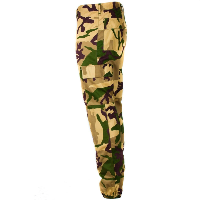 Pants dell'esercito italiano originale Combattimento Deserto Tropic Cimeflage Field Calco Nuovi