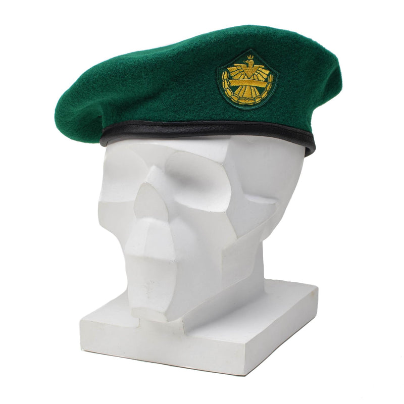 Cappello per berretto di lana verde d'esercito austriaco genuino casual cappuccio leggero nuovo