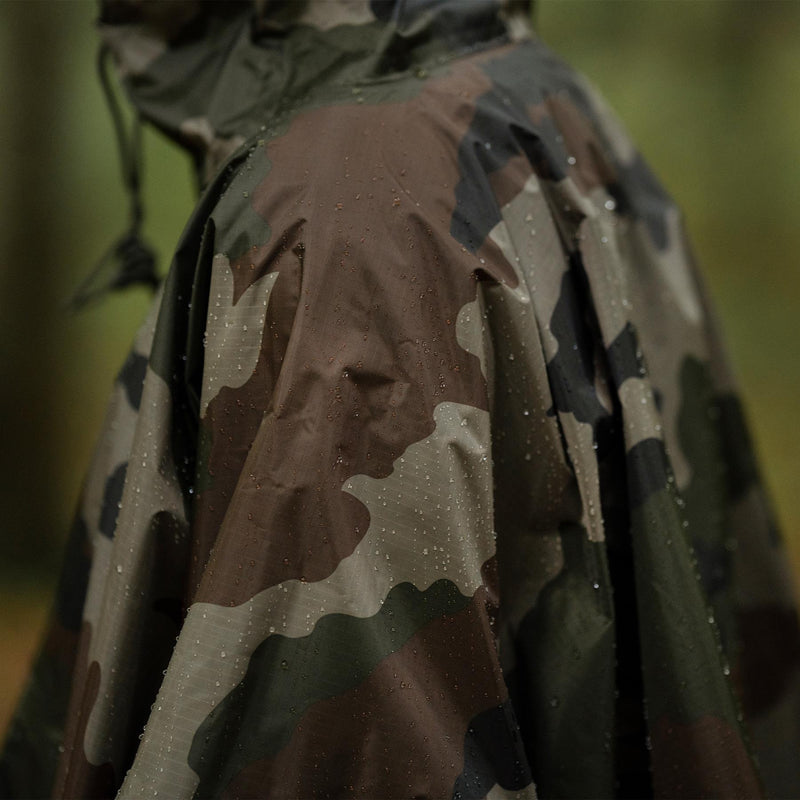 Brand Army Army Wateroproof Rain Rain Ripstop Poncho Cape Military CCE Mimetica