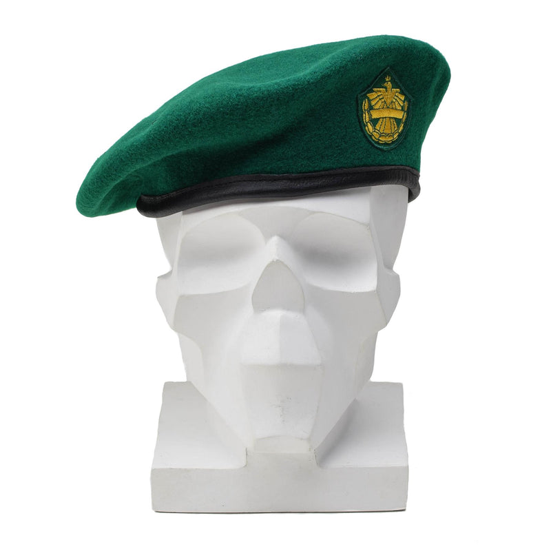 Cappello per berretto di lana verde d'esercito austriaco genuino casual cappuccio leggero nuovo