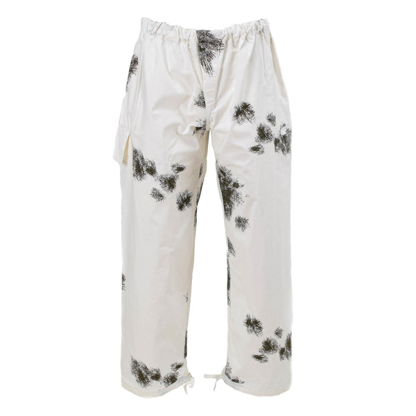 A.Blochl Pantaloni dell'esercito tedesco Pantaloni Snow camo camo reversibile strato uniforme esterno nuovo