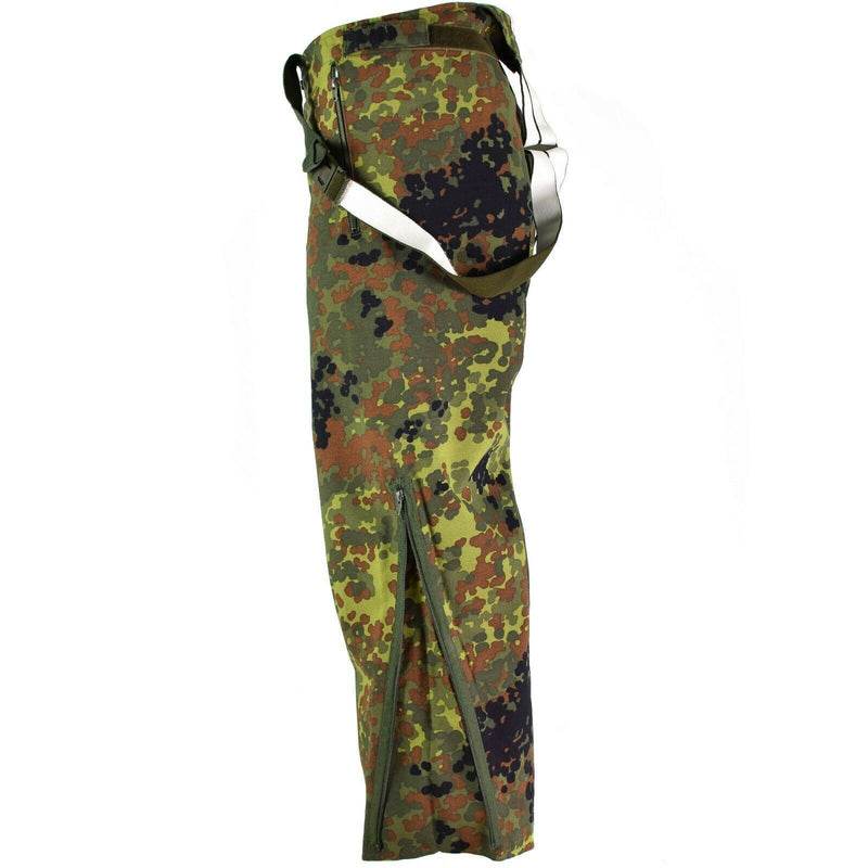 Cantrocchini di eserciti tedeschi generici Goretex Bib n Brace Flecktarn Pants nel complesso nuovo nuovo