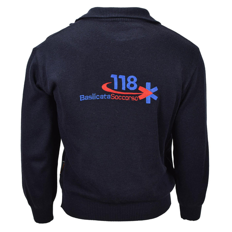 Servizio di emergenza dell'esercito italiano originale Pullover Pullover Woolwarmer Mwater