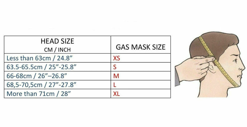 Maschera per gas militare GP-5 Filtro moderno CF F3 NATO Nuovo respiratorio genuino