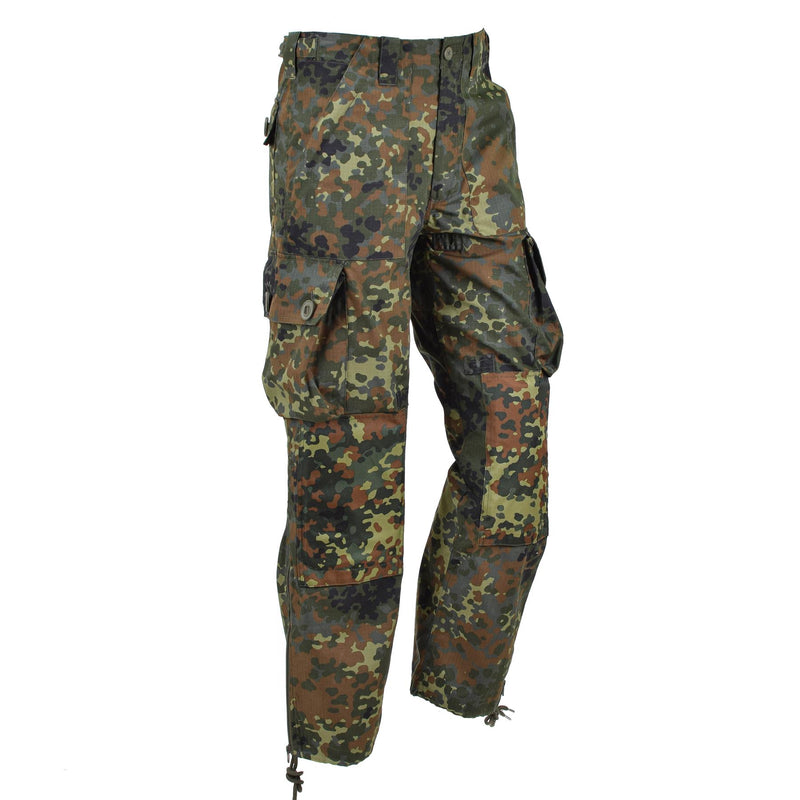 MIL-TEC Brand Style Military Flecktarn BDU Commando pantaloni leggeri RipStop