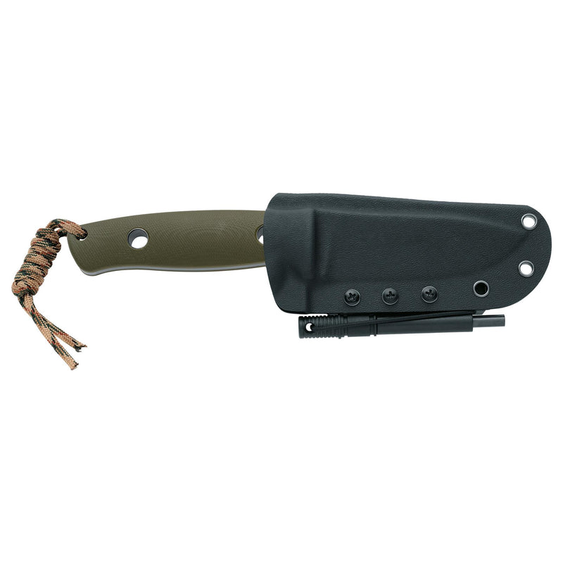 FOX COLPIVE BF-710 D2 BACCHIO FIZIO CHIFE KYDEX FIRESTARTER OD GREEN