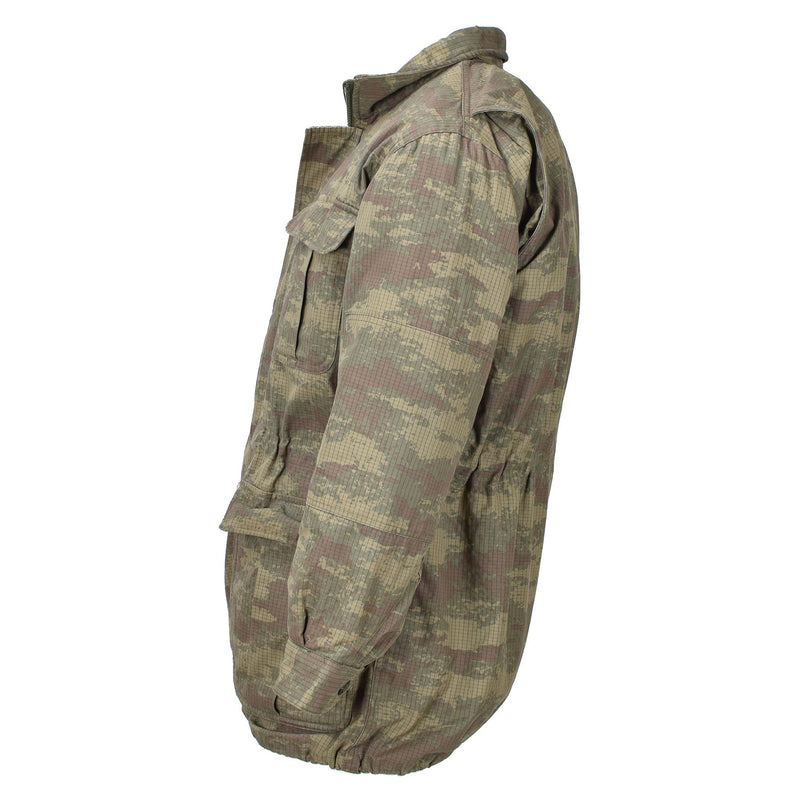 Giacca originale dei paracadutisti militari turchi parka camo mime