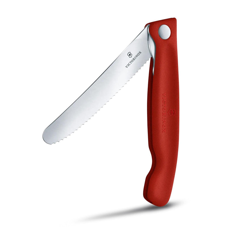 Victorinox Swiss Classic pieghevole pieghevole coltello inossidabile in acciaio in acciaio rosso