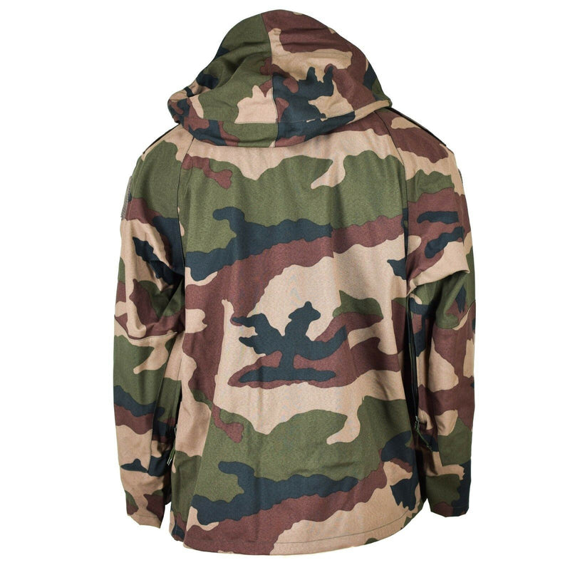 Giacca da trilaminati impermeabili dell'esercito francese genuino cce camo con cappuccio parka now