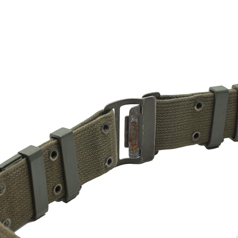 Cintura di cinghia dell'esercito francese originale Famas Olive OD Web Belt France Military