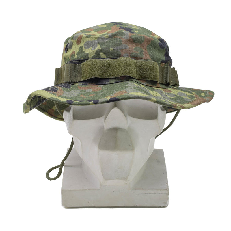 Marchio tacgear stile militare tedesco cappello boonie flecktran camo largo brim ripstop