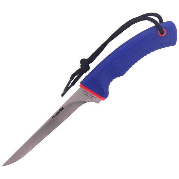 Coltelli volpe bf-cl 16 coltello da filetto in raso rivestito da 420c in acciaio 420c pp maniglia blu tpr