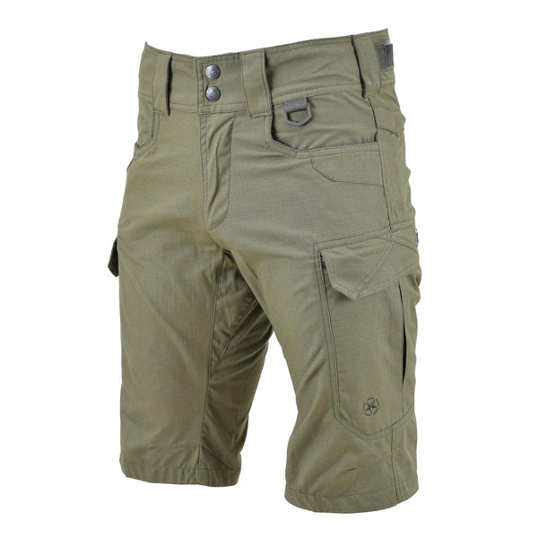 MFH Brand Shorts in stile militare Bermuda Bermuda in cotone robusto Ripstop Olive Uniform Nuovo