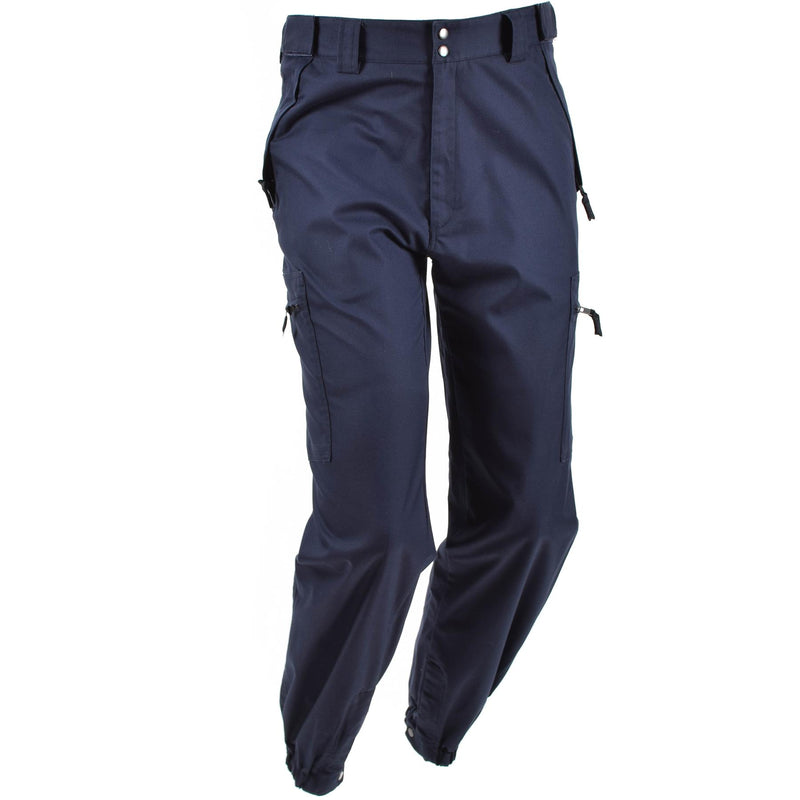 Pants di polizia militare francese genuini combattono i pantaloni da uomo blu scuro