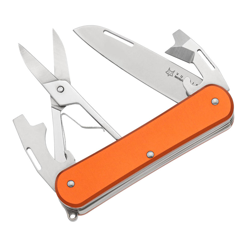 FOX COLPI Vulpis FX-VP130-F4 o Multi Tool KIFE N690CO Arancione in acciaio in acciaio