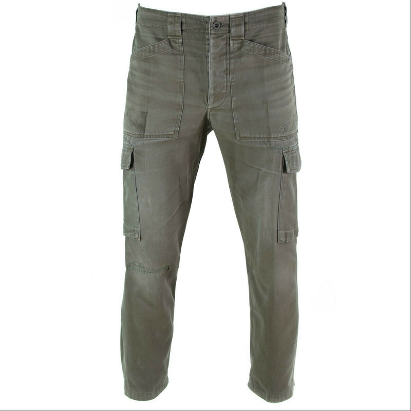 Pantaloni dell'esercito austriaco autentici M65 O.D Calza di combattimento militare Olive BDU