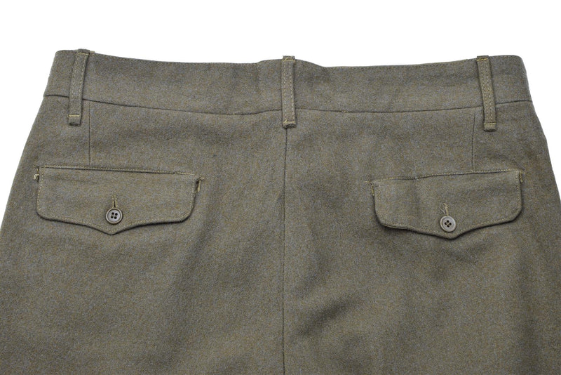 Pantaloni di lana dell'esercito italiano originali abiti per pantaloni vintage formali