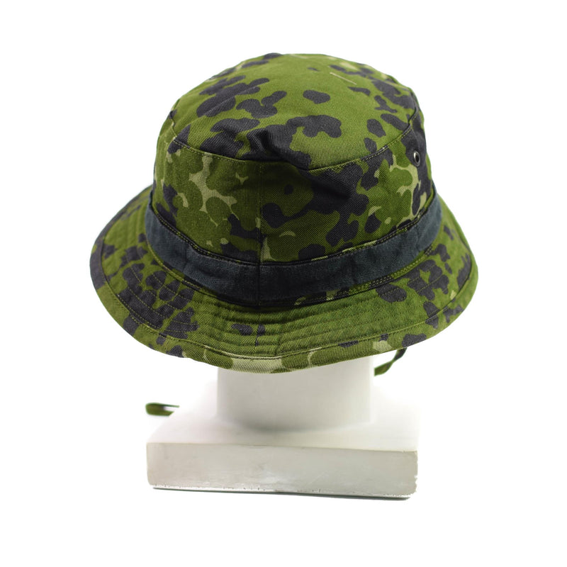 Articolo genuino dell'esercito danese Boonie Hat militare M84 Flecktarn Camo Jungle Summer Cap