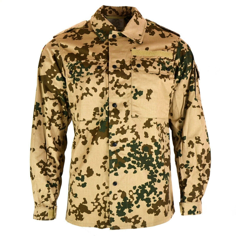 Shirt dell'esercito tedesco originale Desert Desert Tropic Camo Field Combat Giacca BW ESERCITÀ