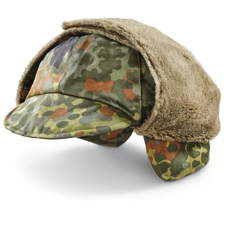 Guido berretto da pila invernale militare dell'esercito tedesco Flecktarn Hat Cold Weather