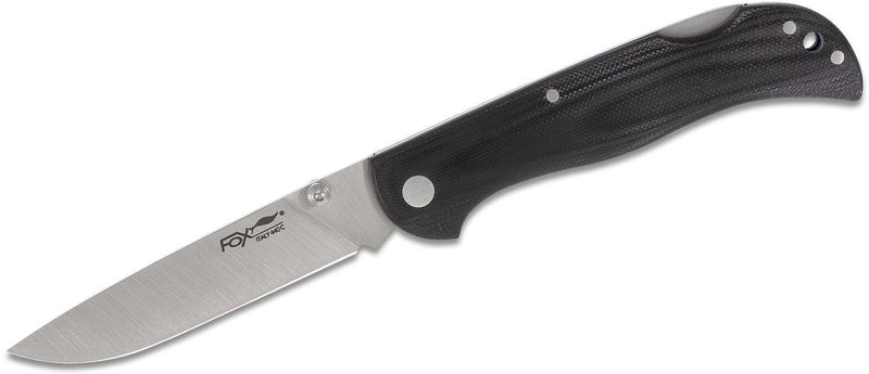 FOX KITS Brand Italia Model 500 Black Pocked Knife Acciaio inossidabile