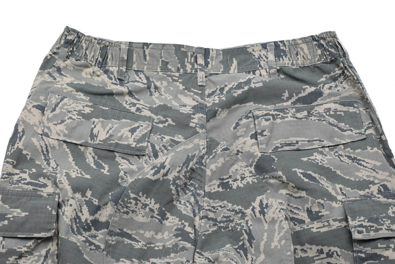 Pantaloni di campo militare degli Stati Uniti originali uomini strappati stop Abu Digital Tiger Stripe Camo