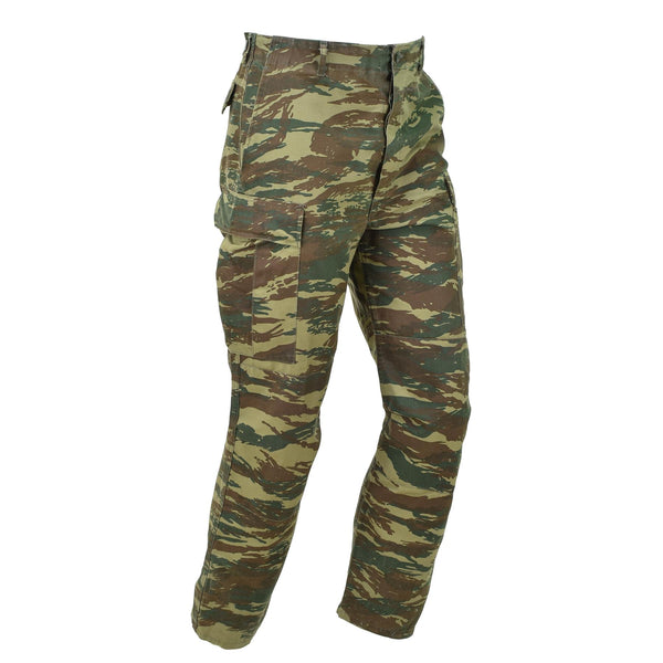 Pants BDU dell'esercito greco originale Pants Lucertola mimetica dei pantaloni militari in Grecia