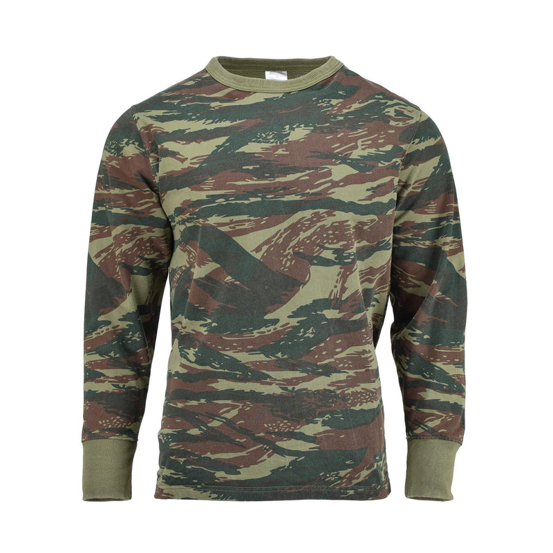 Farna dell'esercito greco originale Grecia Shirte di abbigliamento sportivo militare Lucertola camo