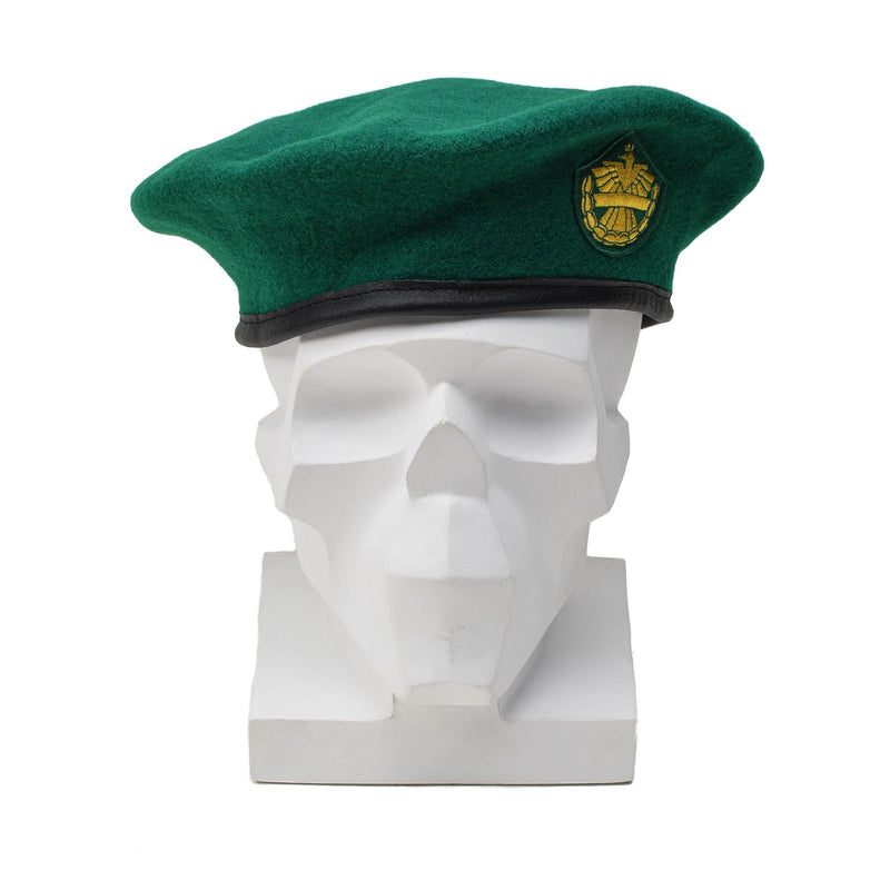 Cappello per berretto di lana verde d'esercito austriaco genuino casual cappuccio leggero nuovo