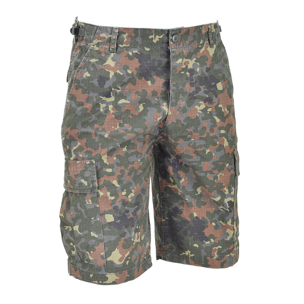 Mil-Tec Brand U.S. stile militare in preda a flecktarn camo ripstop field shorts