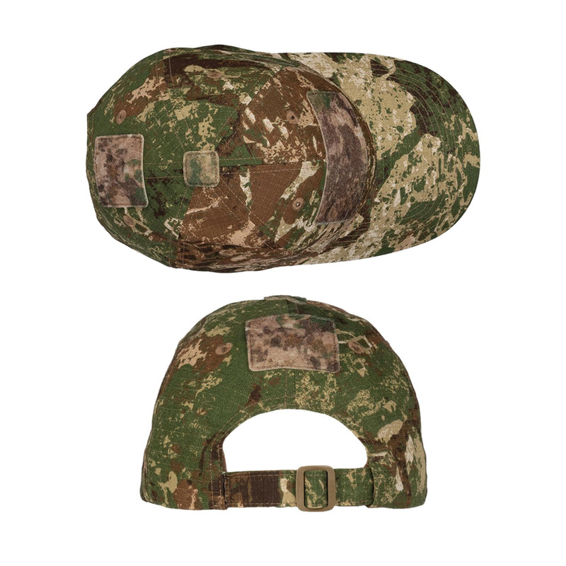 Cappellino in stile militare MIL-TEC camuffare piastre patch regolabili leggero