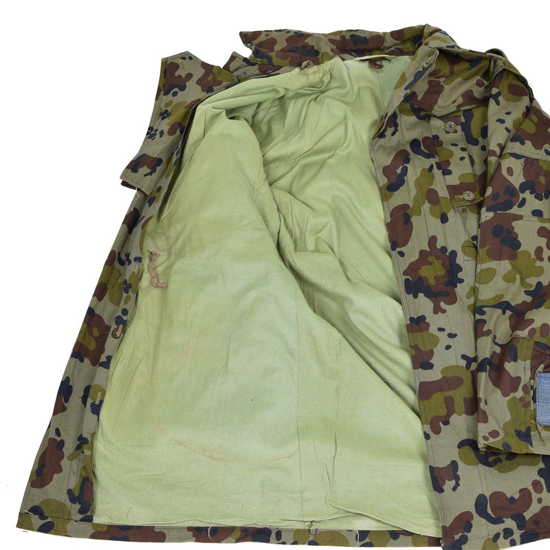 Vero esercito rumeno parka m93 combattimento camo foglia bdu giacca militare nuovo