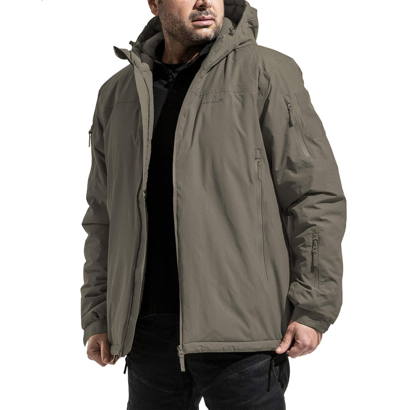 Pentagono Hoplite Parka Army Warm Waiter Water Water Repellente Black