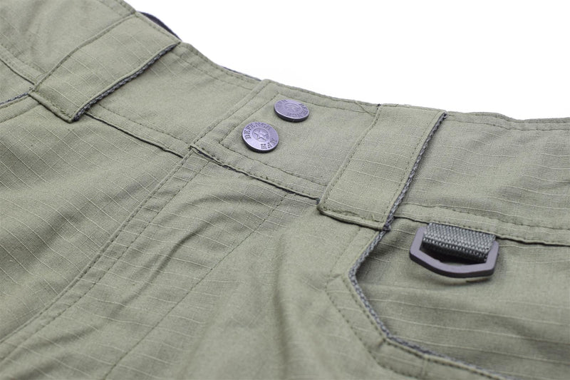 MFH Brand Shorts in stile militare Bermuda Bermuda in cotone robusto Ripstop Olive Uniform Nuovo