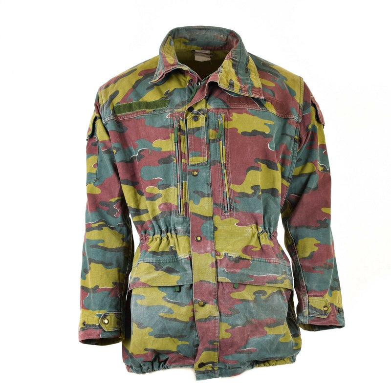 Combattimento militare dell'esercito belga originale M90 ​​giacca da campo parka jigsaw camo surplus