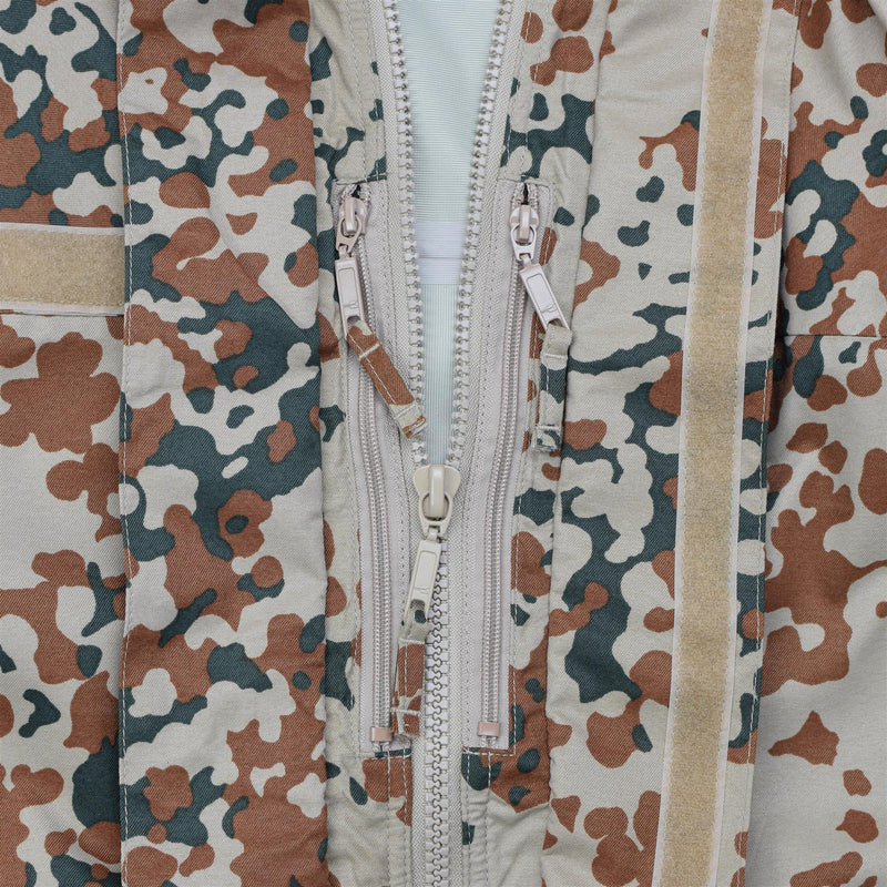 Giacca da pioggia dell'esercito danese originale impermeabile M84 Desert camo tattico nuovo