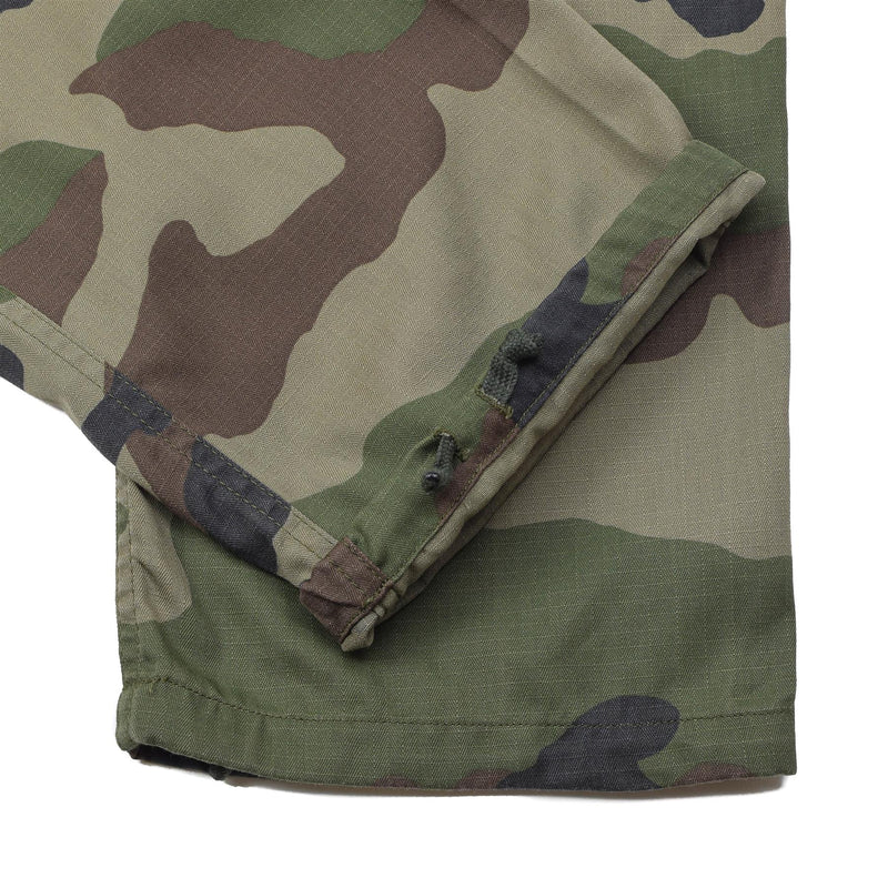 Pantaloni cargo militari francesi originali CCE CAMO RIPSTOP ANTI-Mosquitos trattati