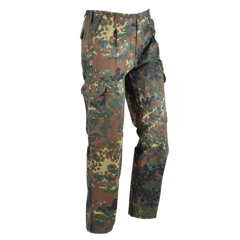 Pantaloni da carico in stile militare tedesco Flecktarn Camo Combat Army Acu pantaloni