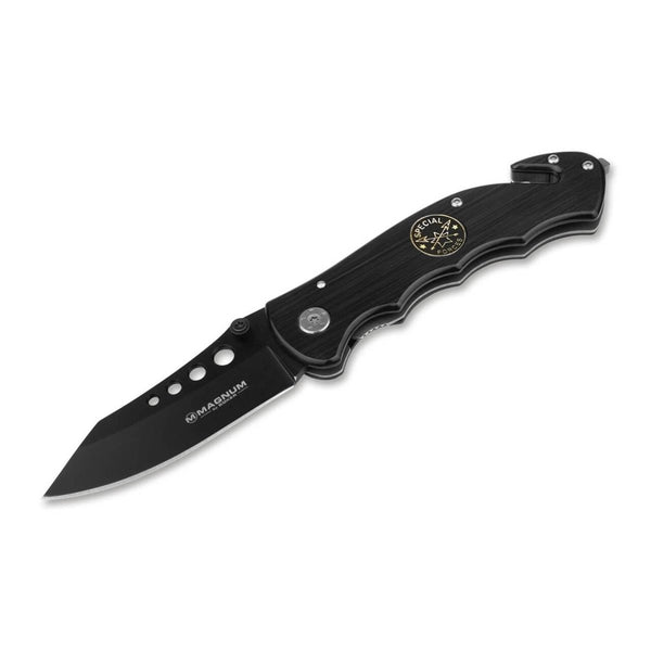 BOKER SPECIAL SPECIALE TANTO Pocket Pocket KIFE 440A ALLUMINUM ACCIAIO BLACK